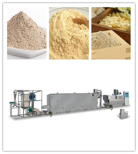 谷物粉即食粮食粉加工设备三格机械